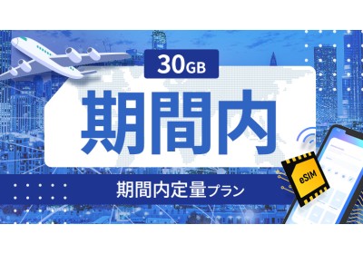 アメリカ 30GB / 期間内