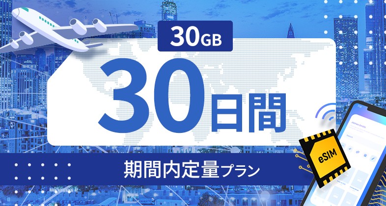 ロシア 30GB / 30日間